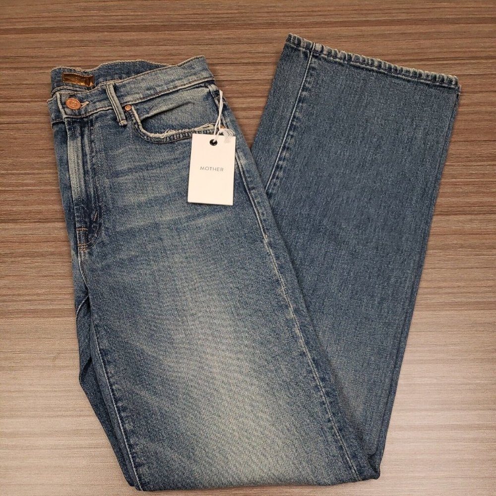 MOTHER Jeans The Kick It in Scenic Route (27" waist)